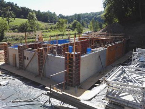 Création d'une usine de traitement d'eau potable